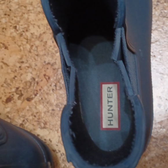 Hunter Women's Original Navy Chelsea Boots - Picture 3 of 7